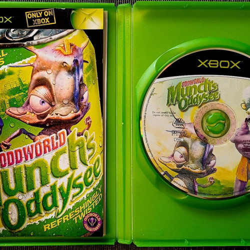 Oddworld Munch's Odysee Xbox used, complete and in very good condition