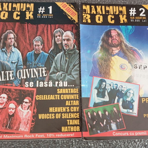 Maximum Rock pack of 2 issues like new, Romanian