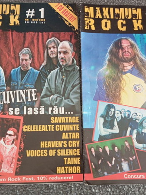 Maximum Rock pack of 2 issues like new, Romanian