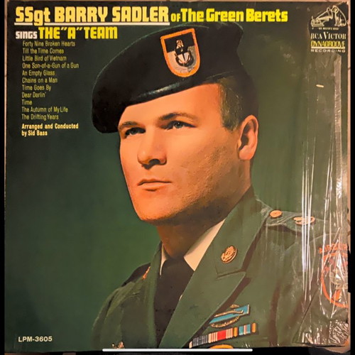 Barry Sadler Sings The "A" Team LP used