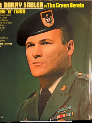 Barry Sadler Sings The "A" Team LP μεταχειρισμένο
