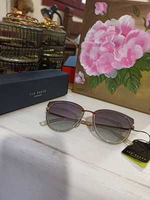 Γυναικεία γυαλιά ηλίου Ted Baker καινούργια, γκρι ντεγκραντέ φακοί
