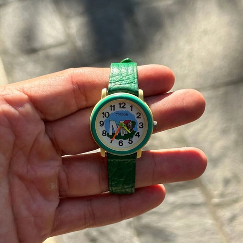 Vintage Condor children's watch green