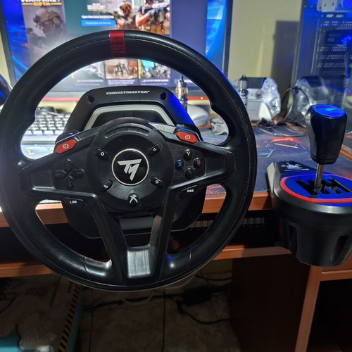 Thrustmaster T128 racing wheel with gear shifter