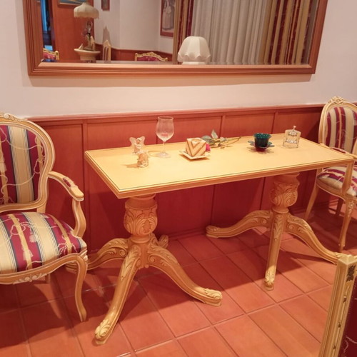 Set of 6 handmade neoclassical seats like new