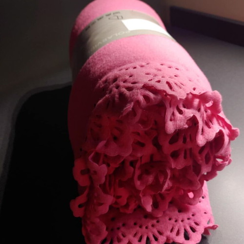 IKEA Polarvide fleece blanket new, 130 x 170 cm, pink