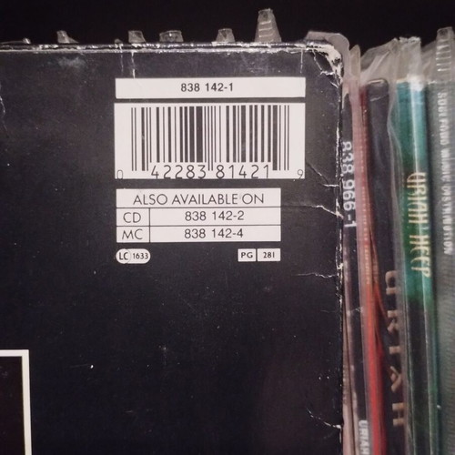 Metallica Kill 'Em All LP μεταχειρισμένο, επανέκδοση 1989 με υπογραφές
