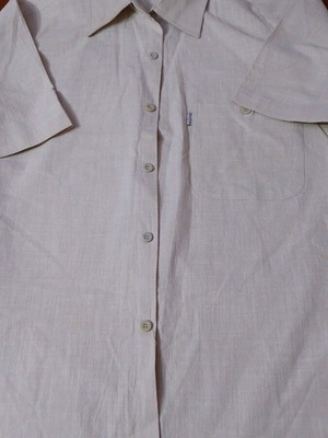Pacifico linen shirt used, beige, size M