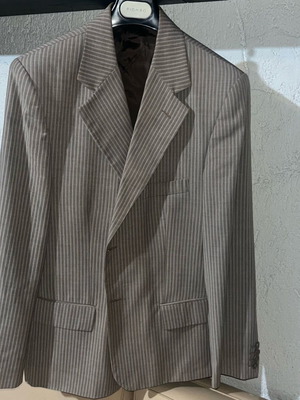 Pin stripe jacket used, light brown no 52