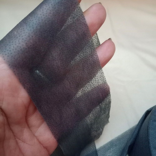 Thermoadhesive roll paper black new, 6 cm width