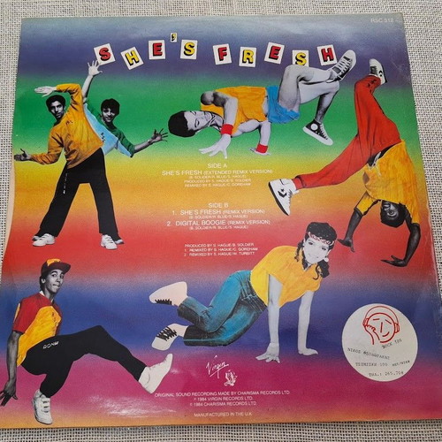 The Rock Steady Crew She's Fresh 12' μεταχειρισμένο, ηλεκτρονική