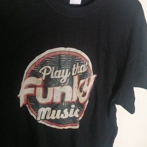 Unisex T-shirt Play That Funky Music 2XL new, 100% cotton