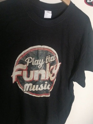 Unisex t-shirt Play that funky music 2XL καινούριο, 100% βαμβάκι