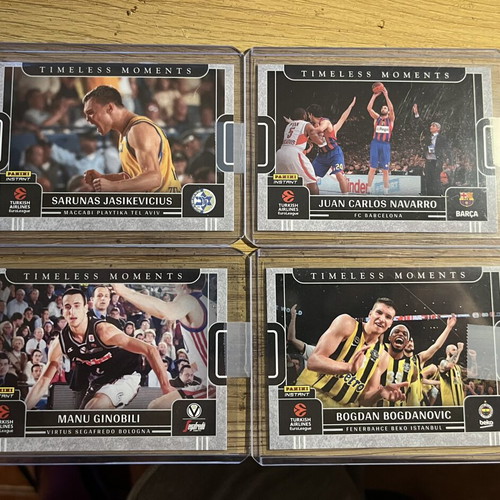 Euroleague Magic Moments Panini Cards like new