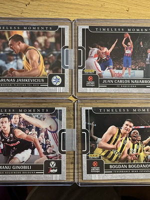 Euroleague Magic Moments Panini Cards like new