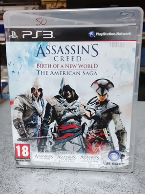 Assassin's Creed Birth of a New World The American Saga PS3 like new with manual