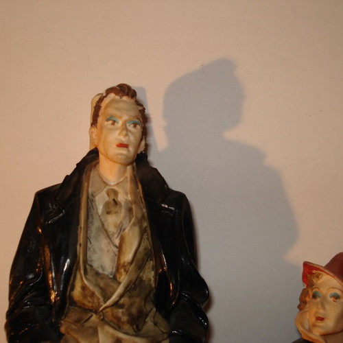 Figurines couple used, 28cm, 1500g