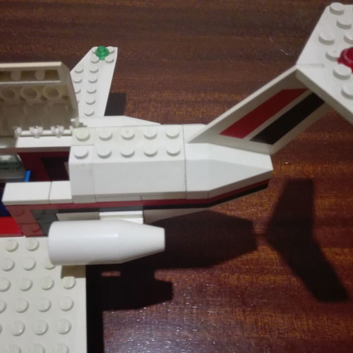 Lego 6368 airplane used, complete with assembly guide