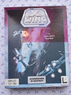 Star Wars X Wing Space Combat Simulator PC DOS 3.5 disks used