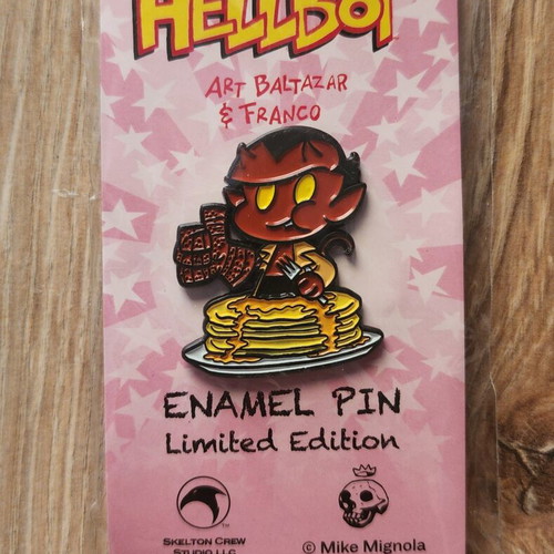 Hellboy enamel pin limited edition, multicolor