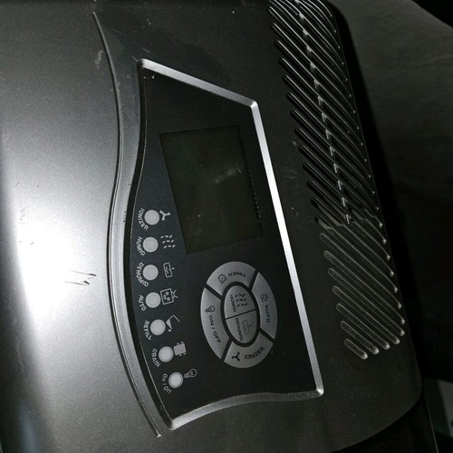 Singer 2100LCD dehumidifier used with filter and ionizer