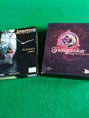 Tunguska Legend of Faith и Amerzone PC игри употребявани