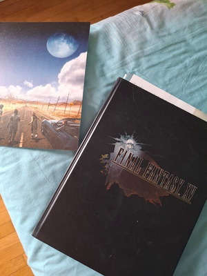 Final Fantasy XV The Complete Official Guide Collector's Edition like new, hardcover
