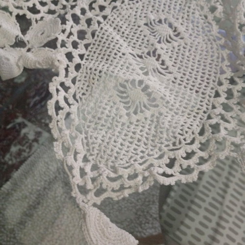 Handmade crochet doily new, hand knitted