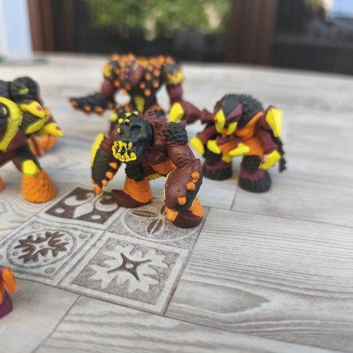 Gormiti figures, pack of 6