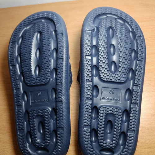 Ocean Addicts Slides slippers, size 38, navy blue