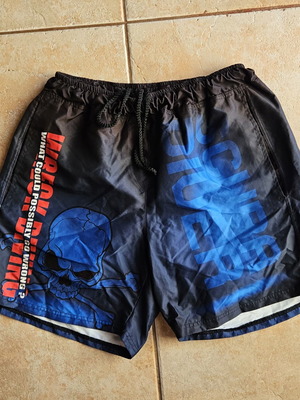 Athlon swim shorts new, size L, black and blue
