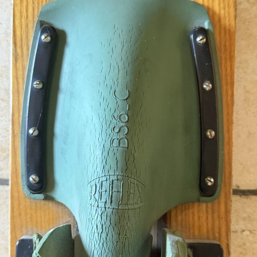 Reflex Mono 64 wooden water ski slalom board, 60s vintage