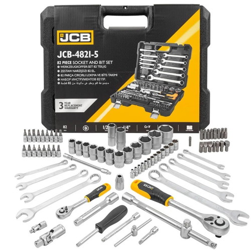 JCB 82-Piece Socket Set New