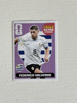 Panini Sticker Federico Valverde World Cup 2026 Extra Purple
