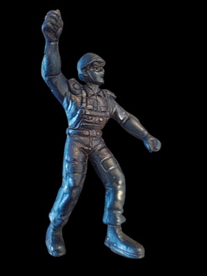Mikrodynami Hand Grenade Max Figure like new, blue