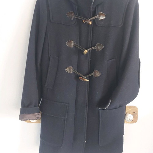 Benetton women's montgomery blue wool like new, size S