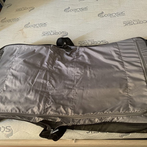 Suitcase travel bag A To Z Greek almost new, black crossbody