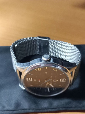 Tommy Hilfiger 44mm Special Edition σαν καινούργιο ανδρικό ρολόι ασημί