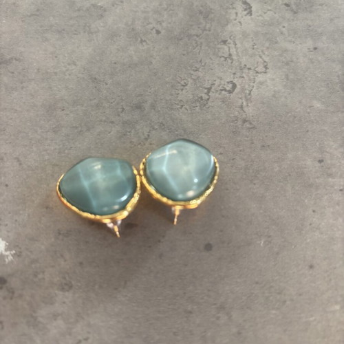 Earrings like new, gold tone