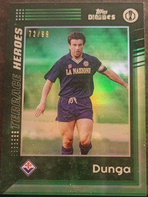 Topps Decades Terrace Heroes Dunga green card 72/99 like new