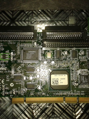 Controller SCSI Adaptec AHA-29160 LVD μεταχειρισμένο, vintage για retro PC