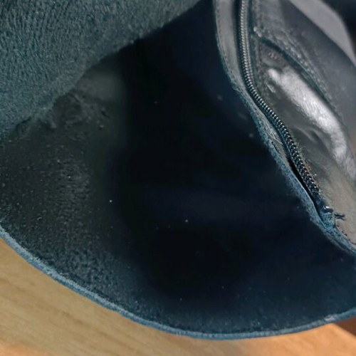 Black ankle boots used No39