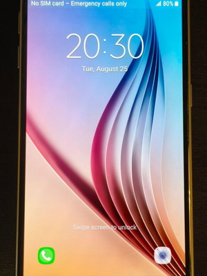 Samsung Galaxy S6 SM-G920F 32GB Android phone, gray