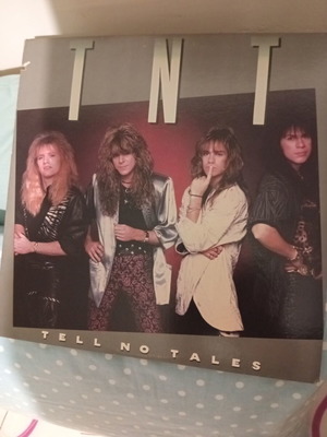 TNT Tell No Tales vinyl record near mint, 1987 first US edition