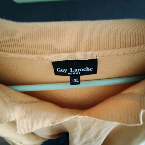 Guy Laroche Men's Sweater Like New, Beige Brown, XL