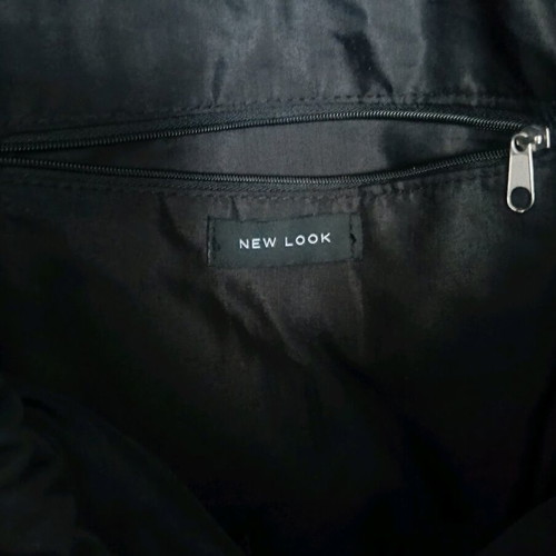 New Look soft backpack like new, medium size, black and green