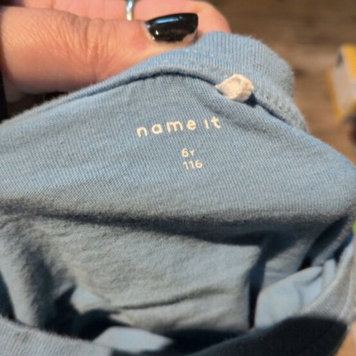 Tshirt Name It size 116, like new, turquoise