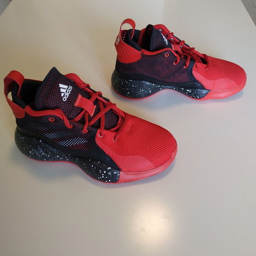 Adidas Basketball D-Rose 773 athletic shoes used, size 40, red-black