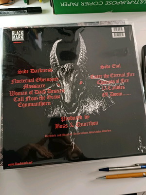 Bathory under the sign of the black mark sealed mint condition vinyl lp album