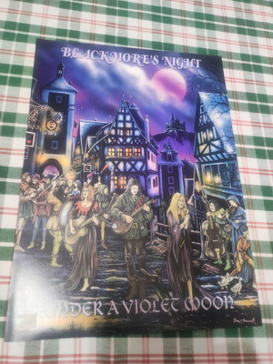 Blackmore's Night Under A Violet Moon authentic poster new
